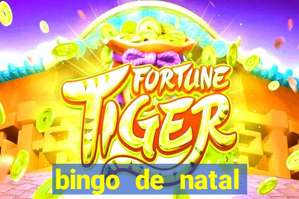 bingo de natal para imprimir gratis