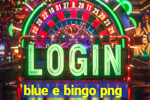 blue e bingo png