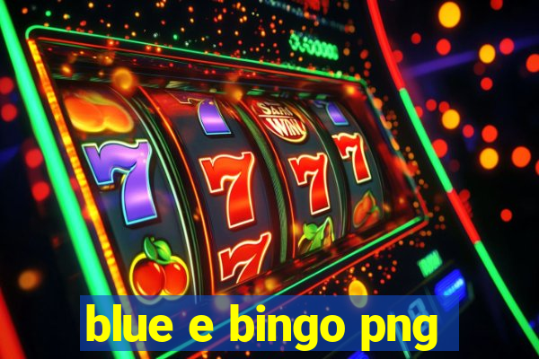 blue e bingo png