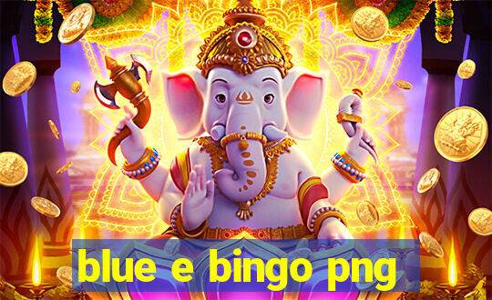 blue e bingo png