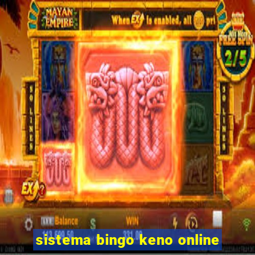 sistema bingo keno online