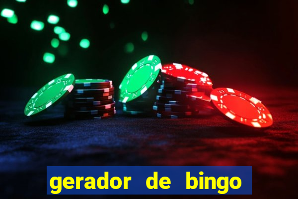 gerador de bingo de palavras