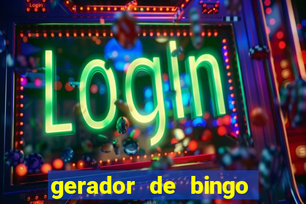 gerador de bingo de palavras