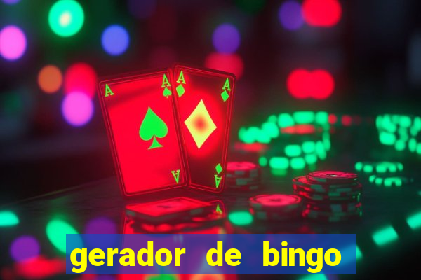 gerador de bingo de palavras