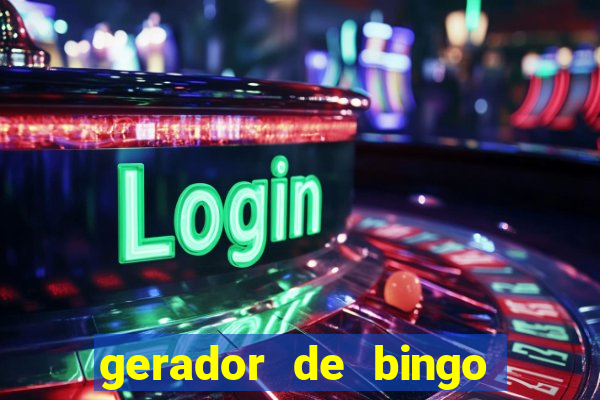 gerador de bingo de palavras