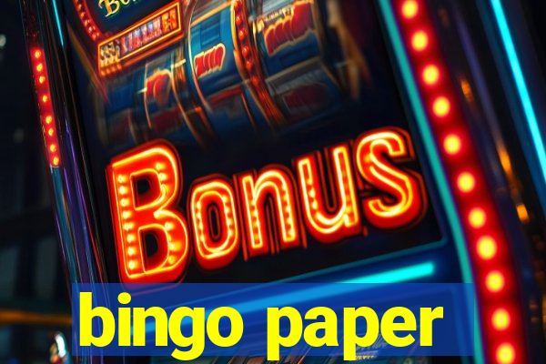 bingo paper