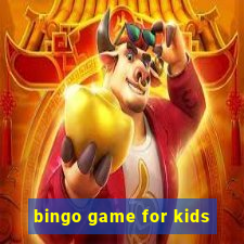 bingo game for kids