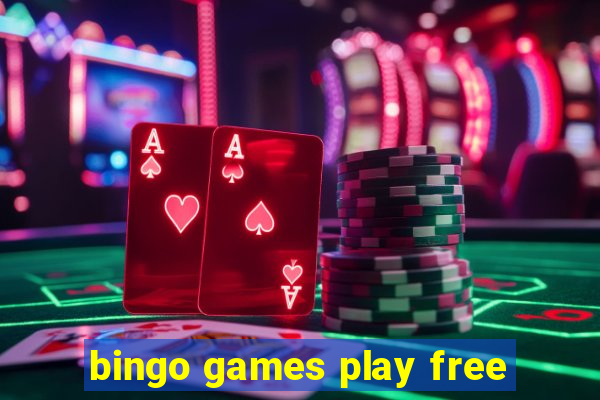 bingo games play free