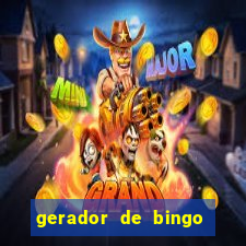 gerador de bingo cha de bebe