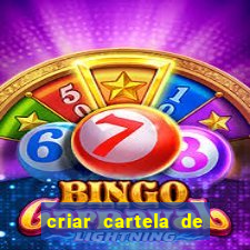 criar cartela de bingo no word