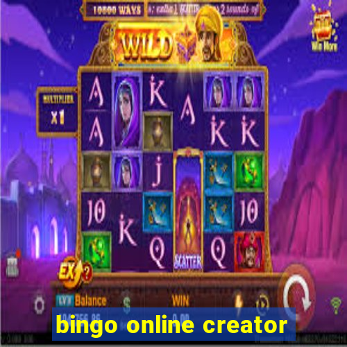 bingo online creator