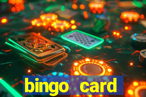 bingo card generator with pictures