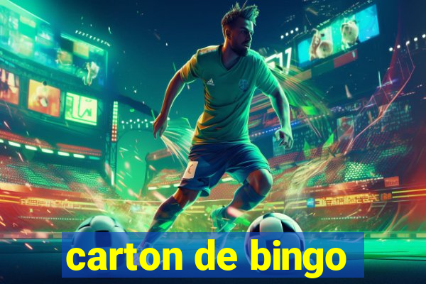 carton de bingo