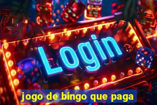 jogo de bingo que paga