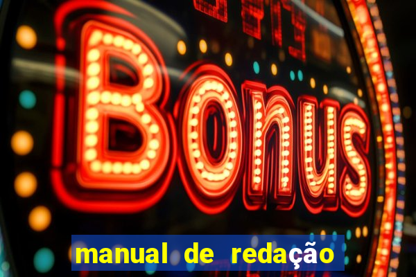 manual de redação folha de são paulo pdf