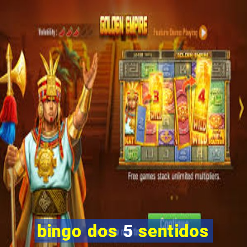 bingo dos 5 sentidos