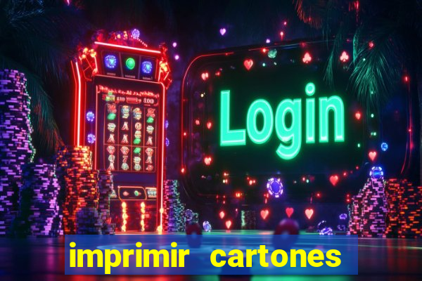 imprimir cartones de bingo