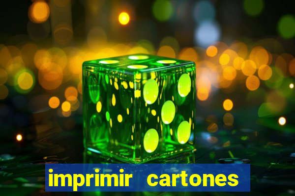 imprimir cartones de bingo