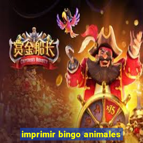 imprimir bingo animales