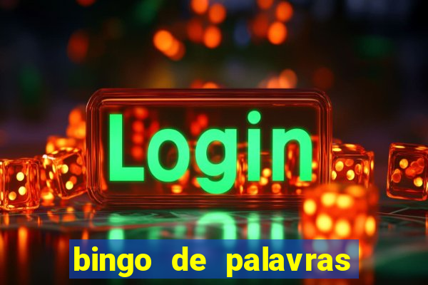 bingo de palavras de natal