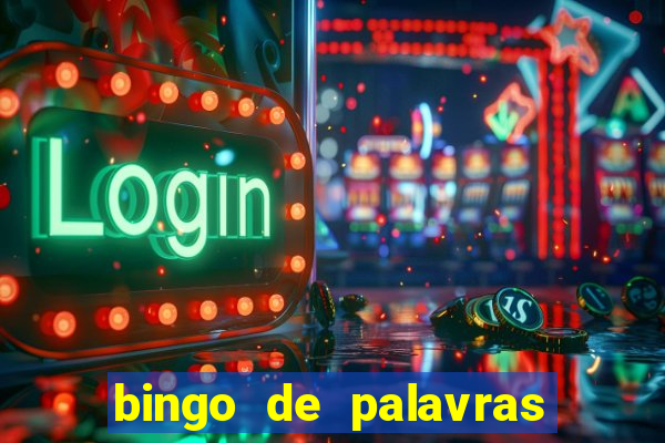 bingo de palavras de natal