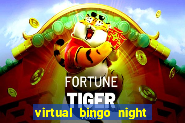 virtual bingo night with friends