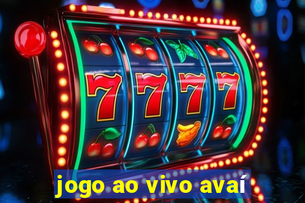 jogo ao vivo avaí