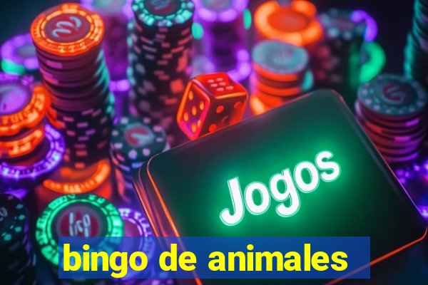 bingo de animales