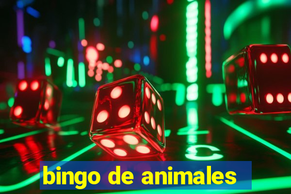 bingo de animales