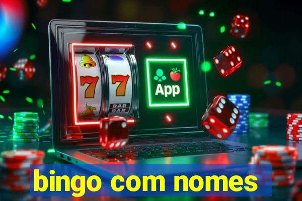 bingo com nomes