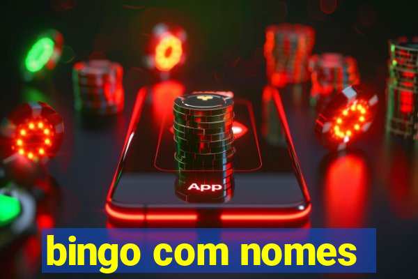 bingo com nomes