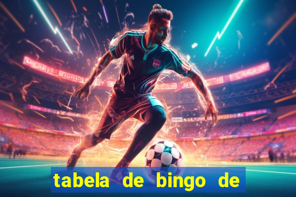 tabela de bingo de 1 a 100