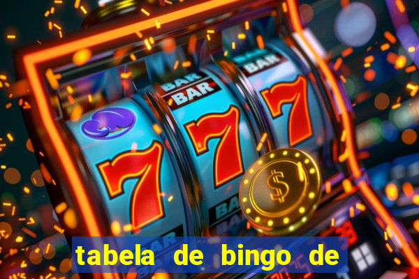 tabela de bingo de 1 a 100