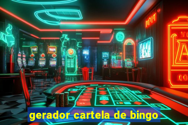 gerador cartela de bingo