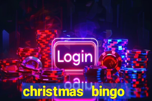 christmas bingo card generator