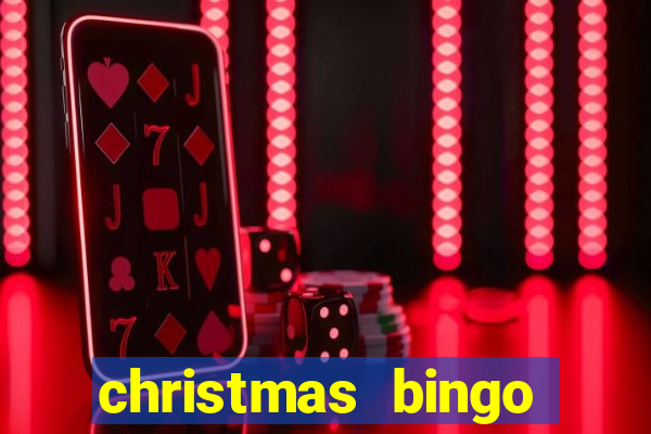 christmas bingo card generator