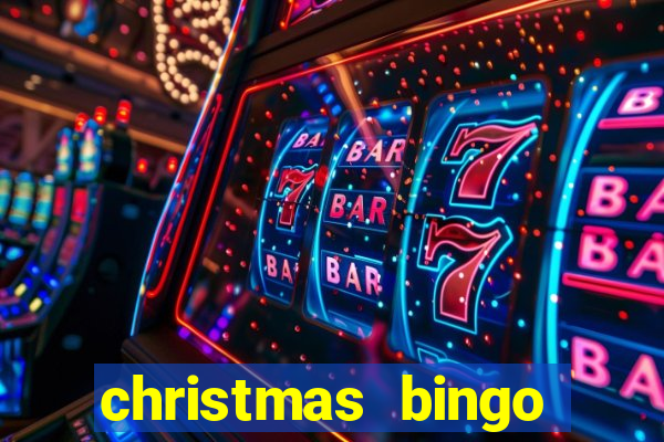 christmas bingo card generator