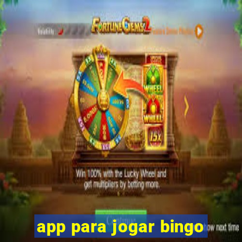 app para jogar bingo