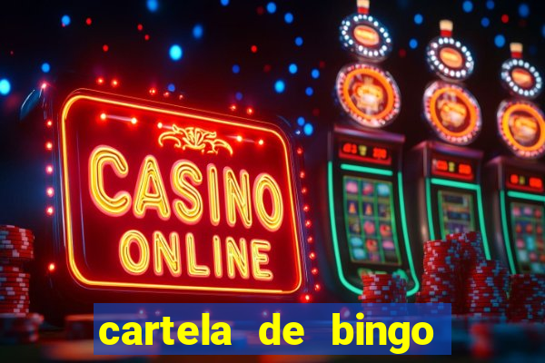 cartela de bingo vazia para imprimir