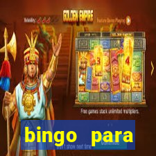 bingo para despedida de solteira para imprimir