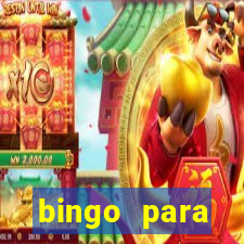 bingo para despedida de solteira para imprimir