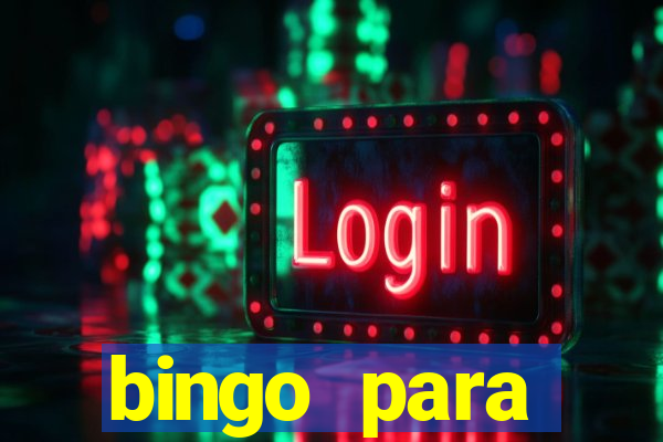 bingo para despedida de solteira para imprimir