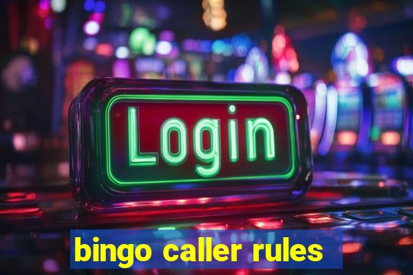 bingo caller rules