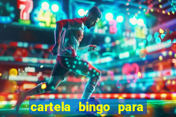 cartela bingo para cha de cozinha imprimir gratis