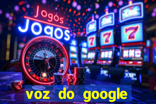 voz do google tradutor homem