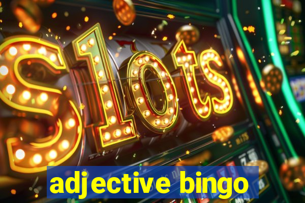 adjective bingo