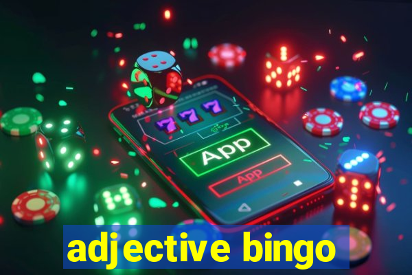 adjective bingo