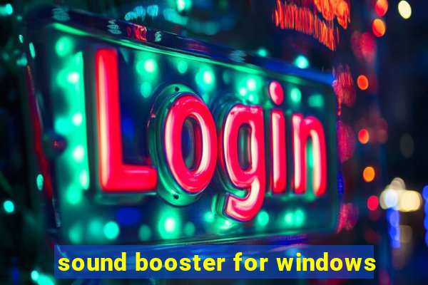 sound booster for windows