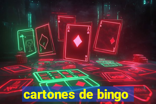 cartones de bingo