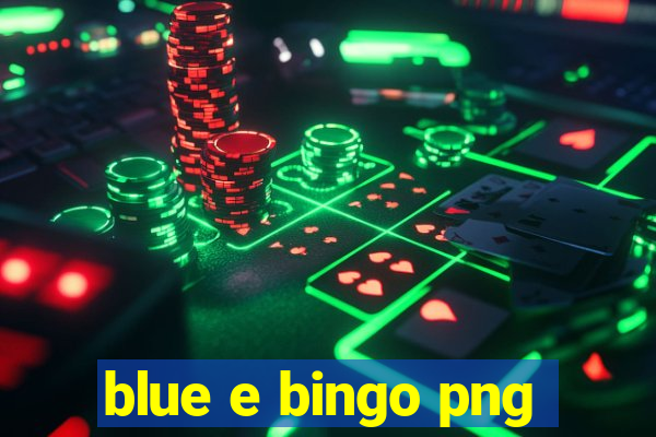 blue e bingo png